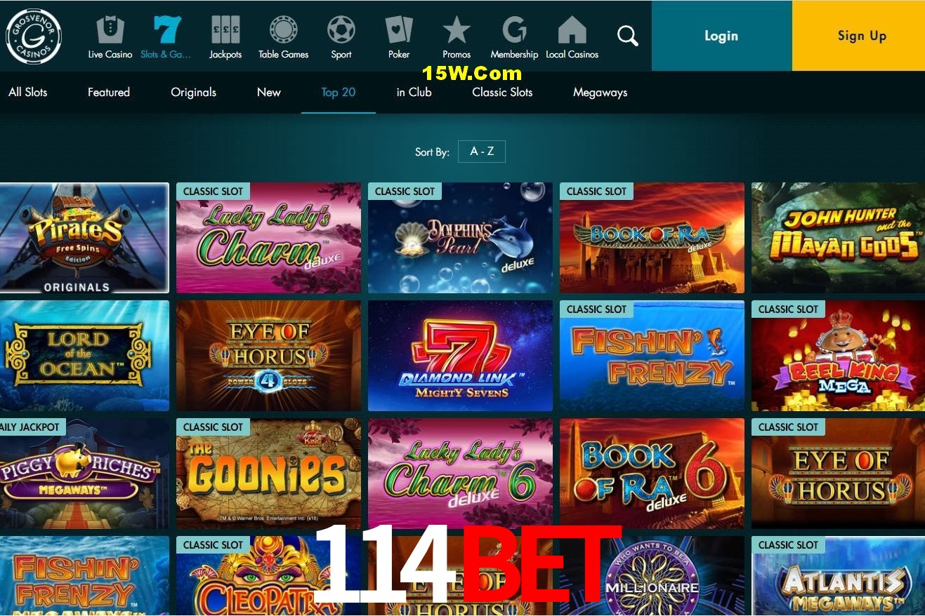 Game Providers 114Bet